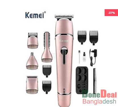 Kemei KM-1015 Professional 10 in 1 Super Multi-Grooming Kit Shaver Trimmer for Men