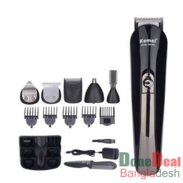 Kemei KM-600 Rechargeable Professional 11 in 1 Grooming Kit