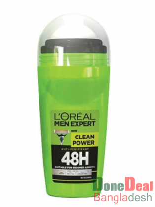 L’Oréal Paris Men Expert Clean Power 48H Roll On 50ml