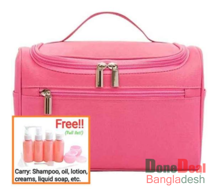Makeup Organizer Box - Light Pink