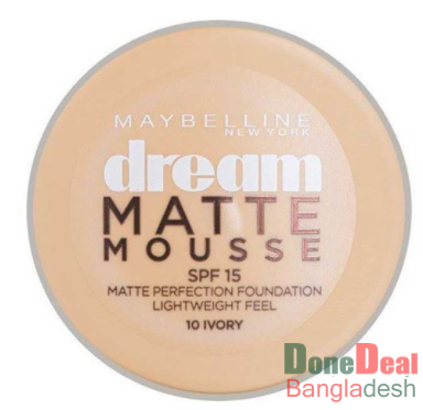 Maybelline Dream Matte Mousse Foundation 10 Ivory