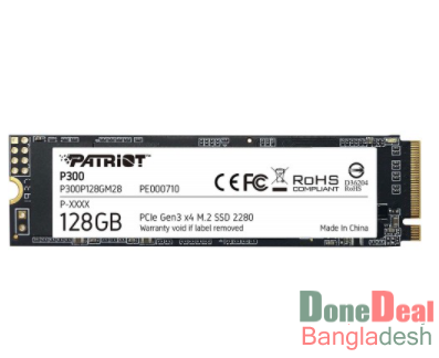 Patriot P300 M.2 PCIe Gen 3 x4 128GB SSD