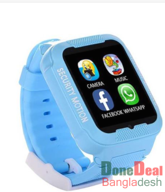Real-Time Security Tracker Smart Watch for Kids Blue - K3