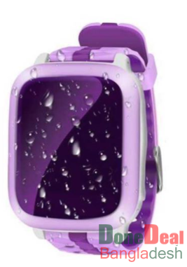 Real-Time Security Tracker Smart Watch for Kids Purple - DS18
