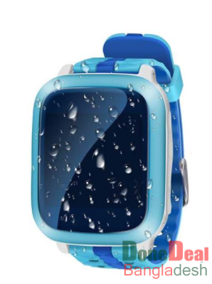 Real-Time Security Tracker Smart Watch for Kids Blue - DS18