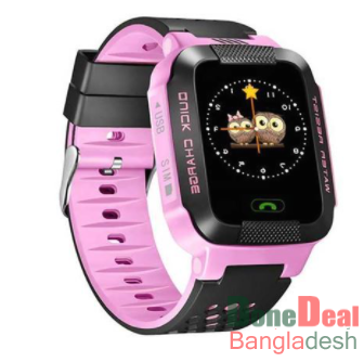 Real-Time Security Tracker Smart Watch for Kids Pink - G21