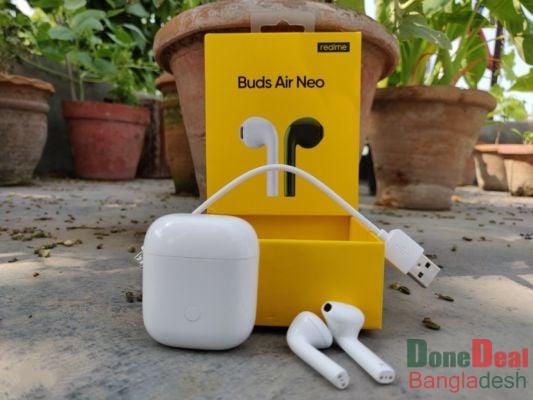 Realme Buds Air wireless mini Air Pods Bluetooth 5.0 Earphones (Ear buds with Charging box mic for all phone)