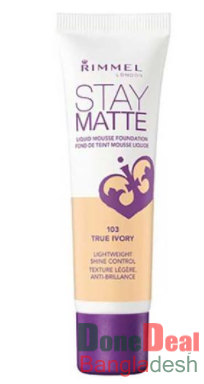 Rimmel Stay Matte Foundation True Ivory – 30 ml