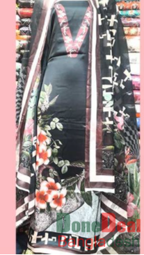 Shamu Silk Unstitched 3 Pieces Dress Set – MK45