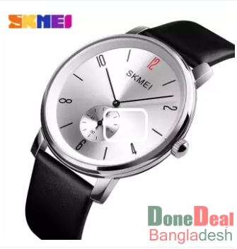 SKMEI Fashion Quartz Business Simple Leather Waterproof Watch for Men 1398 Brand Name：SKMEI 1398