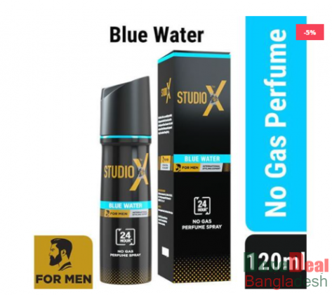 STUDIO X Blue Water No Gas Perfume Spray for Men 120ml