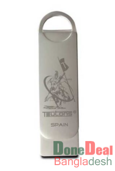 Teutons Metallic Knight 32GB USB 3.1 Gen-1 Flash Drive - TLB32MK9