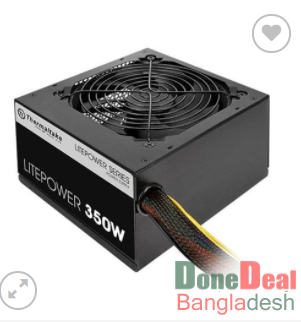 THERMALTAKE LITEPOWER 350W SLEEVE CABLE POWER SUPPLY WITH 3 YEARS WARRANTY