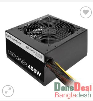 Thermaltake Litepower 450W Sleeve Cable Power Supply with 3 Years Warranty