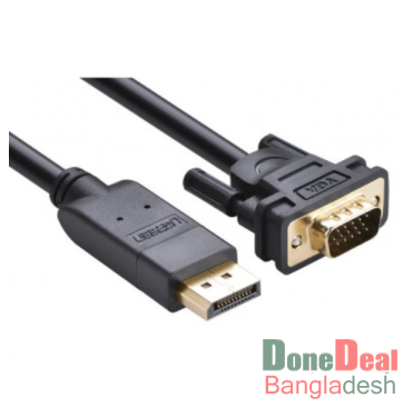 UGREEN DP Male to VGA Male 1.5m Cable #10247 Price BD