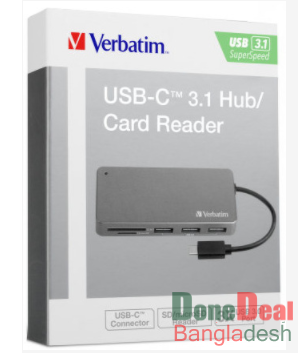 Verbatim USB-C 3.1 Hub / Card Reader