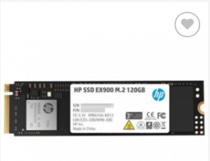 HP EX900 M.2 120GB PCIe NVMe SSD