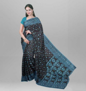 Jamdani Design Tangail Half Silk Saree - SHS05