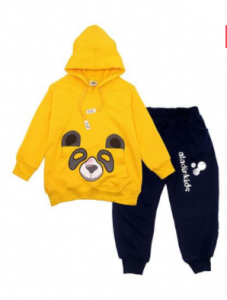 Panda Stylish Hoodie for Kids Dress Set - CLB 313