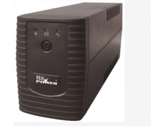 Real Power 650VA UPS Built-In AVR and Surge Protection