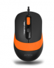 A4TECH FM10 FSTYLER WIRED OPTICAL MOUSE BLACK ORANGE