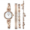 ANNE KLEIN Crystal Accented and Bracelet Ladies Watch AK3082RGST