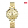 CURREN 9011 Mesh Stainless Steel Watch for Women – Gold
