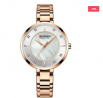 CURREN 9051 Quartz Bracelet Watch for Women - Rose Gold