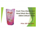 Fresh Time Hand Wash Berry Fresh (Value Pack) - 500 ml