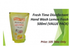 Fresh Time Hand Wash Lemon Fresh (Value Pack) - 500 ml