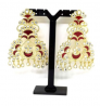 Gold Plated Earring with Meena TR-1308