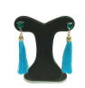 Long Sky Color Tassel Earring for Women – HT0158