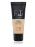 Maybelline Fit Me Matte+ Foundation Tube 105 Natural Ivory - 30ml
