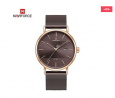 NAVIFORCE Stainless Steel Ladies Watch (Rose Gold-Coffee) - NF3008