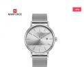 NAVIFORCE Stainless Steel Ladies Watch (Silver-White) - NF3008