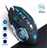 New Gaming Mouse Mause T9 DPI Adjustable Computer Optical LED Game Mice Wired USB Games Cable Silent
