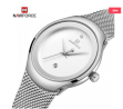 Silver Fashion Ladies Casual Watch - NAVIFORCE NF5004-SW