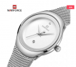 Silver Fashion Ladies Casual Watch - NAVIFORCE NF5004-SW