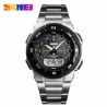 SKMEI Fashion Sport Casual Stainless Steel Dual Display Waterproof Digital Watch For Men 1370 Brand 