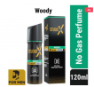 STUDIO X Woody No Gas Perfume Spray for Men 120ml
