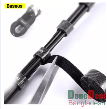 Baseus Cable Organizer Velcro Straps 3 meter (Black)