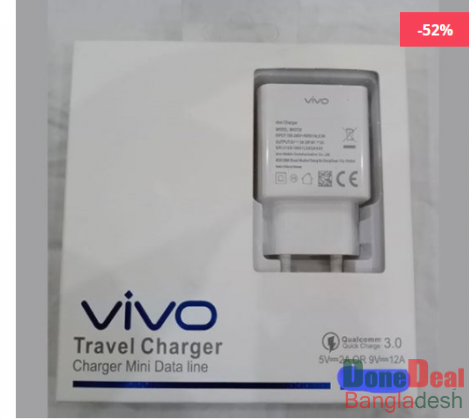 Fast Charger with Micro USB Data Cable for Vivo S1 U3 Y19