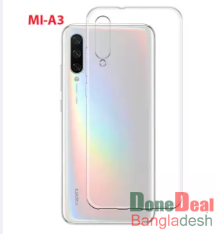 For Xiaomi Mi A3 Clear Soft TPU Ultra-Thin Transparent Flexible Protective Mobile Phone Back Cover - Clear