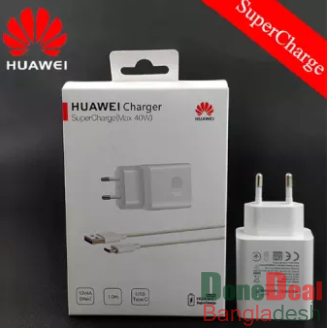 Huawei Supper Fast Quick Charger adapte 40W Type c cable For P30 Pro P20 mate 30 20 Honor 9 10 20