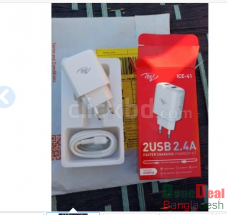 iTel 2USB 2.4A Fast Charger ICE-41 Brand New