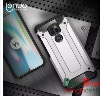 Lenuo for Motorola Moto G9 Play / E7 Plus Case TPU+PC Hybrid Back Cover