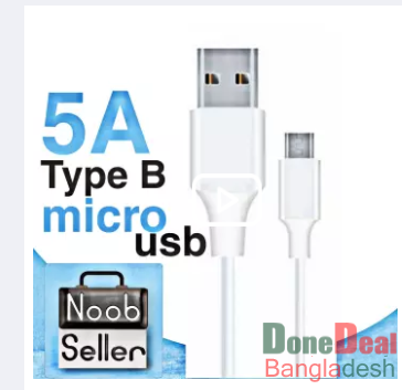 Micro Usb Type B 5A quick Data Cable