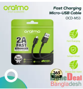 Oraimo OCD-M53 Fast Charging Data Cable - Micro USB