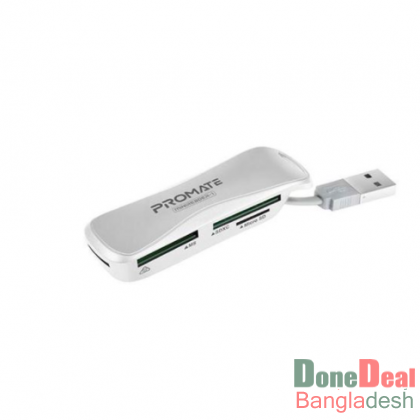 PROMATE MiniReader-1 4-in-1 Portable Multi Memory Card Reader