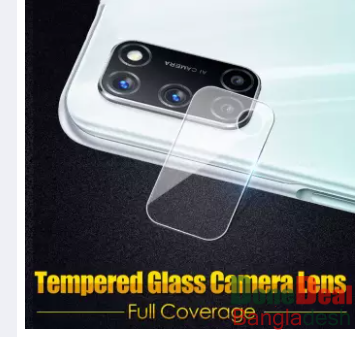 REALME C17 Clear Ultra Slim Screen Protector Back Camera Lens Tempered Glass Film Cover - Transparent